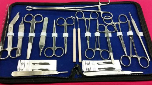 87 pc o.r grade minor surgery surgical veterinary  instruments kit-a+ quality for sale