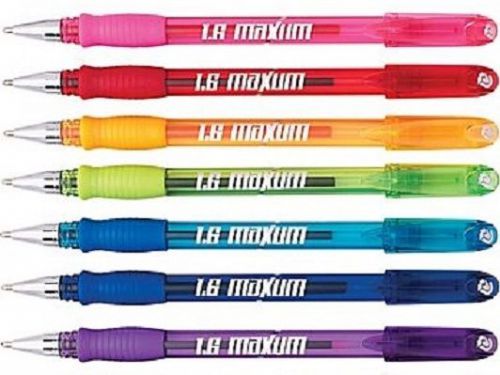 Staedtler 1.6 Maxum Ballpoint Stick Pen - 1.6 mm 7 multi Color Sets