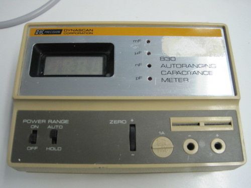 BK Precision Dynascan Autoranging Capacitance Meter M# 830