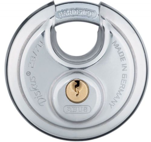 (3) ABUS 28/70  KD  Diskus, Stainless Steel Padlock