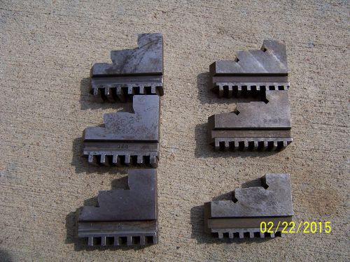 Hard Chuck Jaws 2 sets outside type 4&#034; chuck Buck Cushman Bison unkown chuck