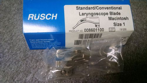 RUSCH Macintosh 1 Blade Paramedic EMT New in Box Free Shipping Laryngoscope ENT