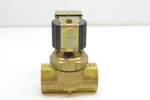 NEW DEMA 41-9-2 120V-AC 1IN NPT SOLENOID VALVE D412635