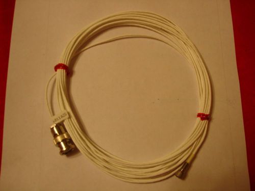 Accel  Cable, 25 Foot, 10-32 Microdot to BNC,  White Teflon