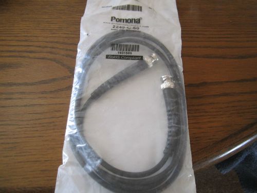 POMONA 2249-C-60 BNC - BNC (m) CABLE 60&#034;  RG-58 C/U.