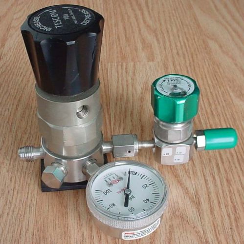 Tescom 100 increase-decrease 64-2861kra12 valve w/ veriflo + meter for sale