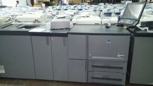 KONICA MINOLTA BIZHUB PRESS 1200p FULLY EQUIPED w/ LOW 868k Meter!