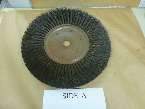 WIRE WHEEL 15&#034; DIAMETER x 1-1/4&#034; ARBOR .0118&#034; WIRE THICKNESS NEW/RUSTY $22.00