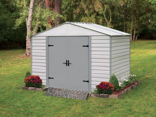 Arrow Shed - Vinyl Viking 10&#039; x 7&#039;-  Outdoor  /Backyard /Garden Shed -VVCS107