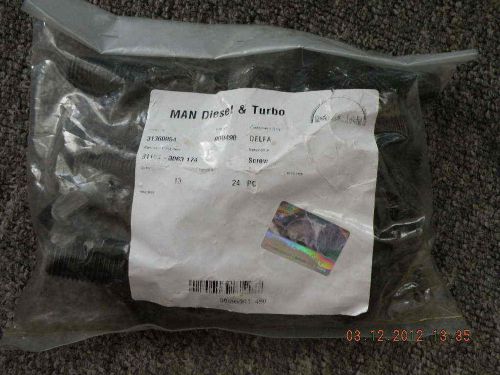 LOT Of 13 NEW MAN DIESEL &amp; TURBO 91104-0063 174 SCREW