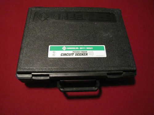 Greenlee 2011 / 00521 power finder circuit seeker for sale