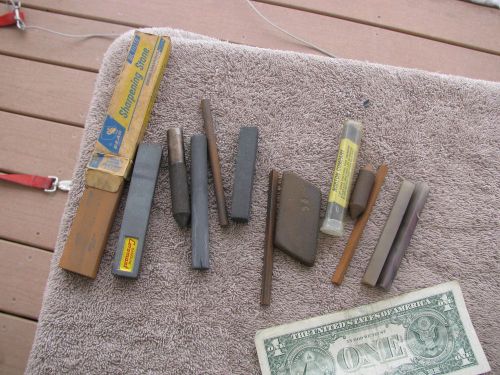 Sharpening stones stone  tools tool  machinist toolmaker with hard Arkansas