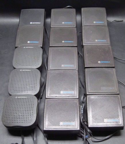 *LOT of 15* MOTOROLA Radio Speakers HSN4018A / HSN4018B / HSN4038A / HSN6001B