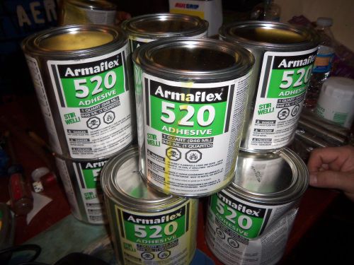 10 QUART lot ARMAFLEX 520 ADHESIVE PIPE/SHEET INSULATION METAL/ALUMINUM/PAPER