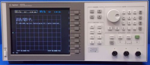 Agilent 8757d scalar network analyzer, 110 ghz max, 10 mhz min, 3 port for sale