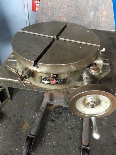 Troyke 15 Inch Rotary Table Model No. BH15 15&#034; Made n USA Nice Condi. Bridgeport