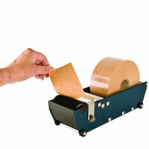 Packer EPS80 Manual Pull &amp; Tear Gummed 3&#034; Kraft Paper Tape Dispenser, Accepts