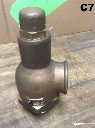 Lunkenheimer 2&#034; NPT Brass Safety Relief Valve