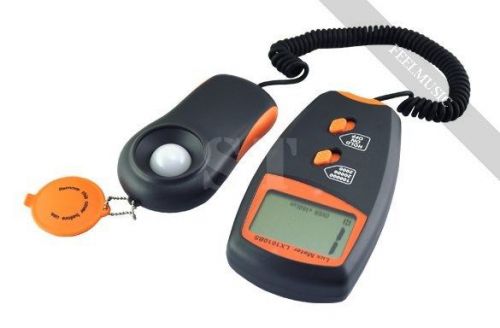 Digital Light Lux. Meter with max. 100,000 Lux Orange