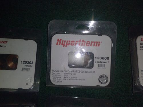 A LOT OF 3 - Hypertherm Powermax 600 800 900 Shield Cap 120600 120301 torch part