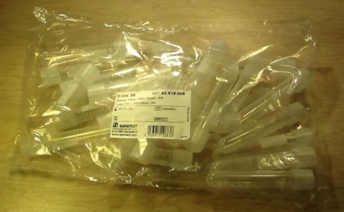 Sarstedt Tube 13ml, 100x16mm, PP Plastic 25 Count Sterile