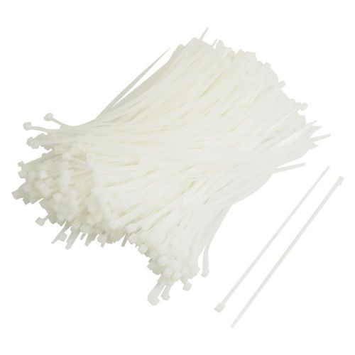 1000 x Self Locking Cable Zip Ties Fastener Off White 3mm x 150mm WA