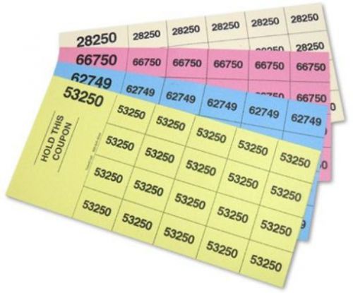 Auction Tickets - 500 Sheets - Orange