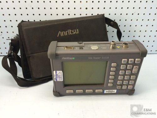 ANRITSU S331B SITE MASTER CABLE ANTENNA ANALYZER WITH CASE