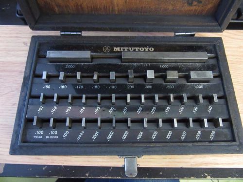 Mitutoyo Gage Block Set 516-914 Grade A+