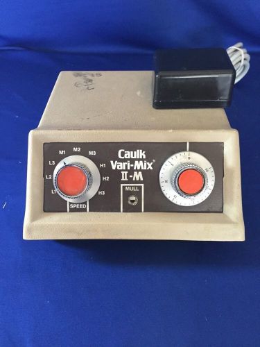 DENTSPLY CAULK VARI-MIX II DENTAL AMALGAMATOR TRITURATOR MULTI SPEED &amp; TIMER Vmc