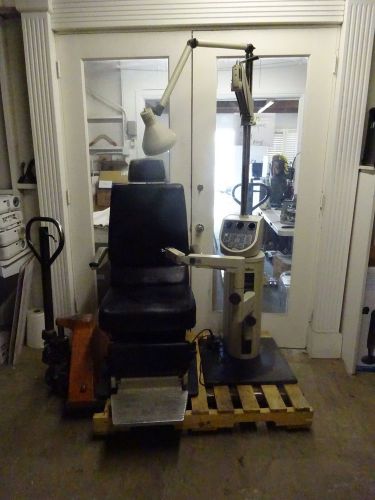 Reichert 610X Ophthalmic Chair w/ Reichert Permier Stand /Console Model 14364