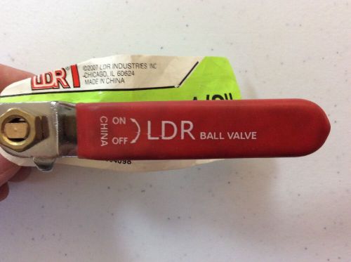 LDR 1/2&#034; BALL VALVE ON/OFF