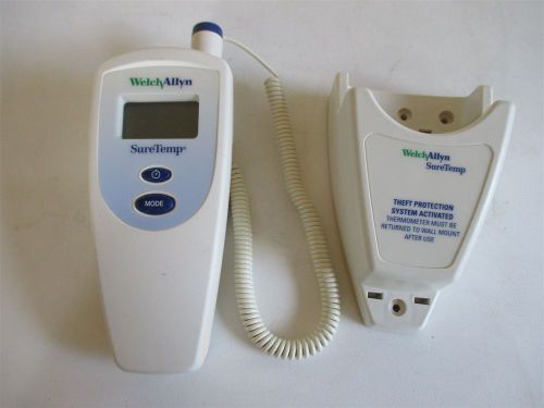 Welch Allyn SureTemp 678 Thermometer w/ Wall Holder and Probe Quality Unit