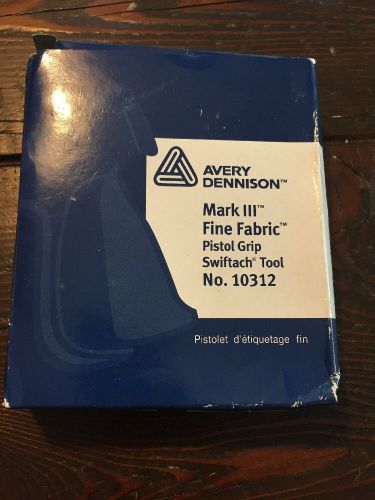 AVERY DENNISON 10312 MARK III~FINE FABRIC Tagger Tag Tagging GUN NEW