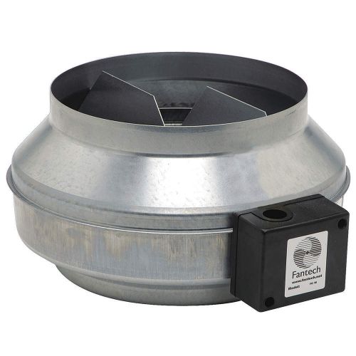 FANTECH FG10 Inline Centrifugal Duct Fan, 10 In. Dia, STEEL, FREE SHIP, @PA@