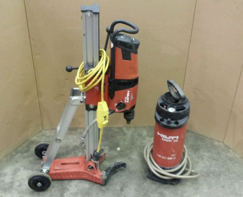 Hilti DD200 core drill with Hilti DD HD30 rig and DWP10 pressure tank