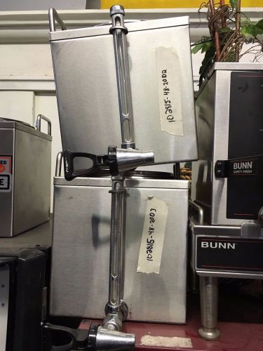 TWO Stainless Steel Satellite Coffee Urn Servers