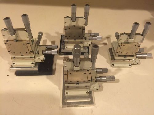 Line Tool Model XYZ Linear Translation Stage, 3-Axis, with Micrometers RHFF