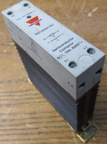 UNUSED NOS Carlo Gavazzi RN1A60A10U Semiconductor Contactor AC1 10A 600VAC