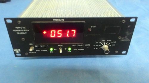 MKS PDR-C-1C Digital Power Supply Pressure Readout