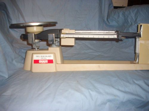 triple beam balance scale