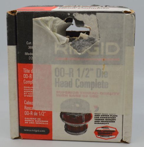 New Ridgid 36890 1/2&#034; Die Head Complete 00-R