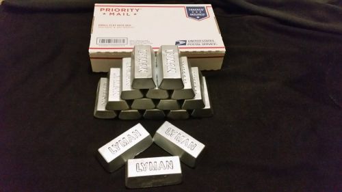 ZINC INGOTS  ZINC  BARS    BULLION  CRAFTS  10  LBS  99% pure