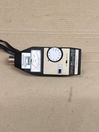 Simpson 884-2 sound level meter in case with calibrator