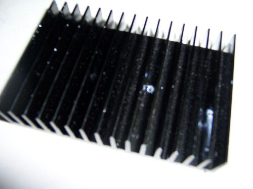 black flat-bottom aluminum heatsink heat sink 5&#034; x 3&#034; x 3/4&#034;