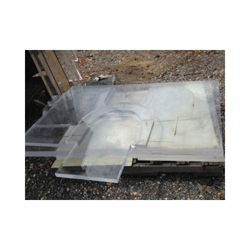 Bank teller bullet resistant clear barrier - proof glass - 1 1/8&#034; thick for sale