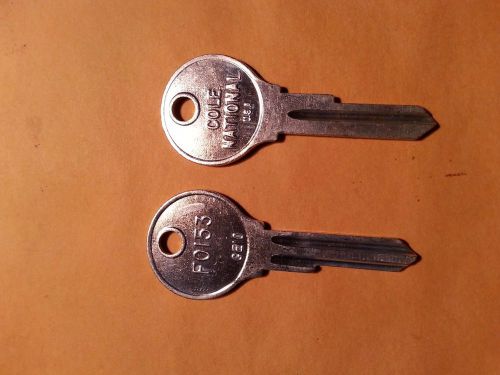 1 KEY BLANK - Cole FO153 - Aluminum