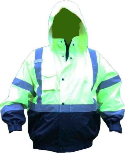 CLASS 3 HI-VIS BOMBER RAIN JACKET