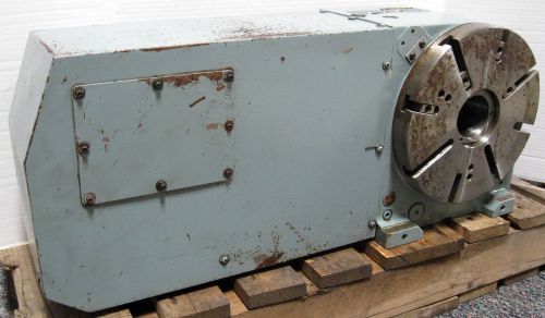 Nikken 250mm (10&#034;) rotary table 4th-axis model cnc-250 w/ kollmorgen servo motor for sale