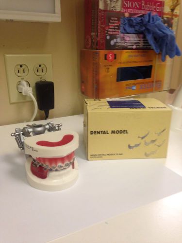 Kilgore Nissin Orthodontic Braces Model With Box Mounted Retail $425